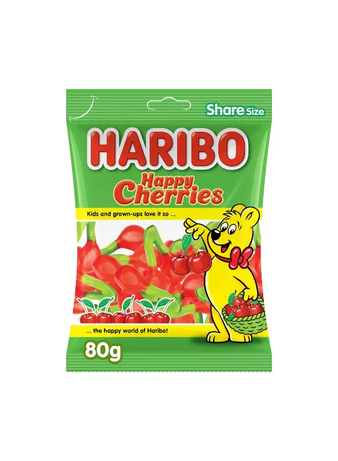 Haribo Happy Cherries 80grams