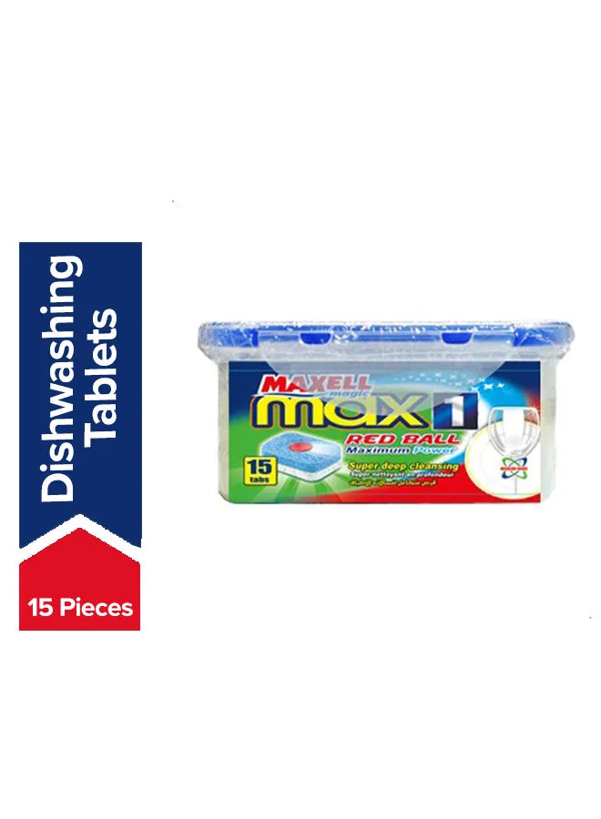 Maxell Magic Tablets For Dishwasher Cleaners Pack of 15