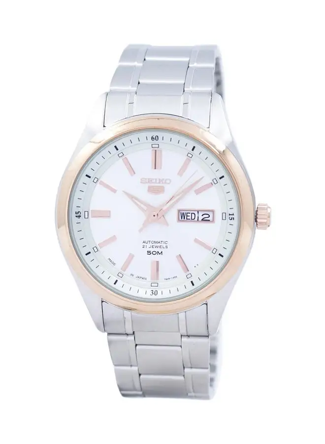 Seiko men Stainless Steel Analog Watch SNKN90J