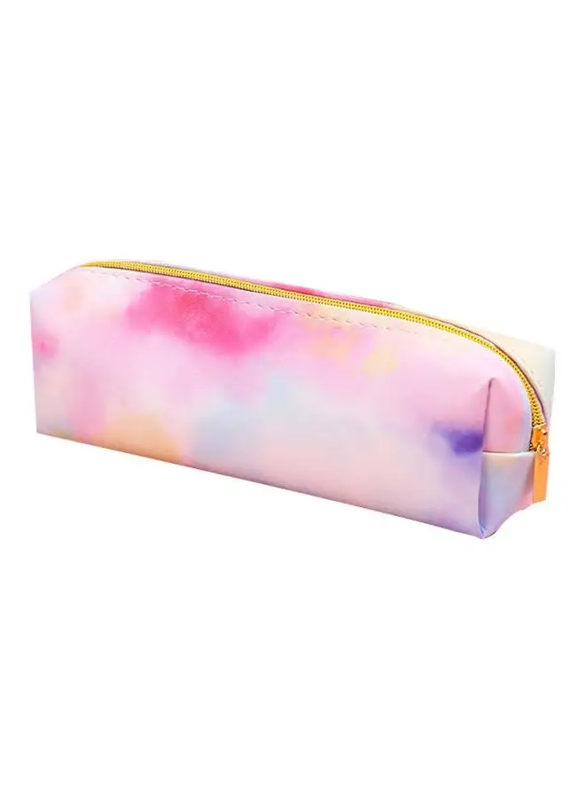 Beauenty PU Pencil Case Pink/White/Purple