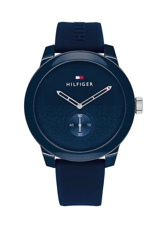 TOMMY HILFIGER Men's Silicone Analog Watch-1791803