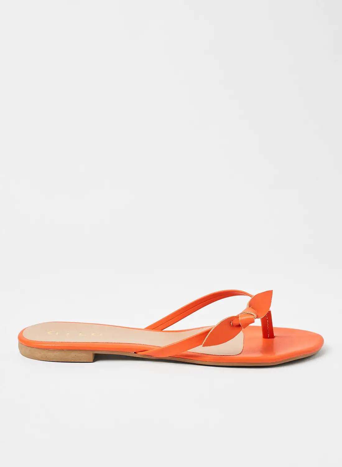 Aila Casual Flat Sandals Tan