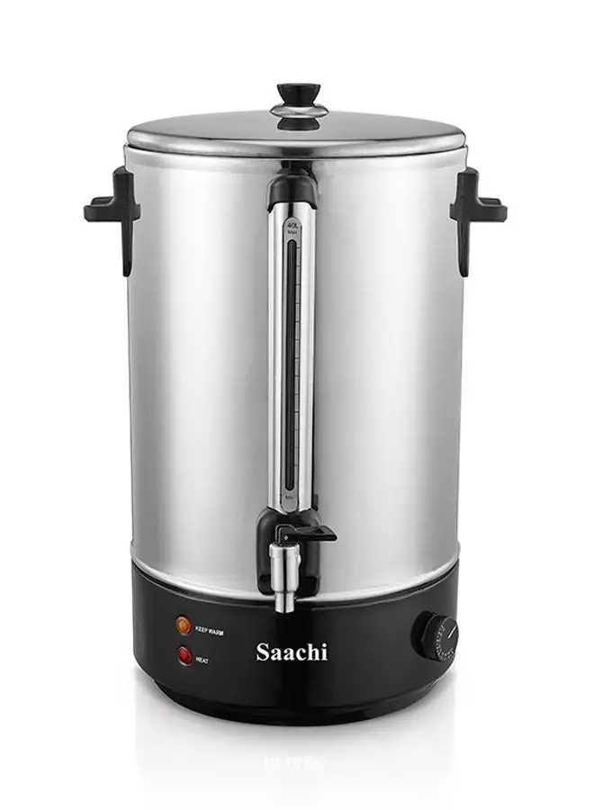 Saachi Water Boiler with Stainless Steel Body, Adjustable Temperature Control, Automatic Shut-Off and Non-Drip Dispensing Tap NL-WB-7340-ST Silver