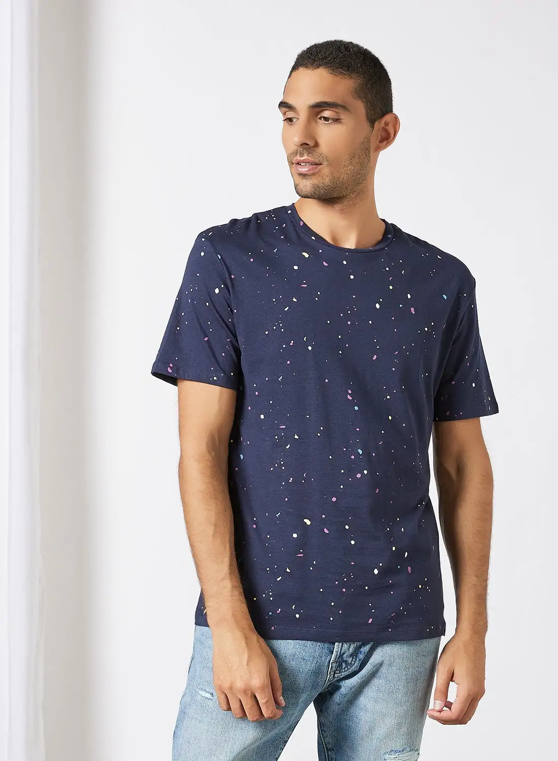 JACK & JONES Crew Neck T-Shirt Navy