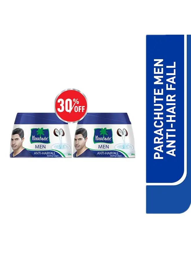 Parachute Hair Styling Cream Anti Fall 140ml Pack of 2