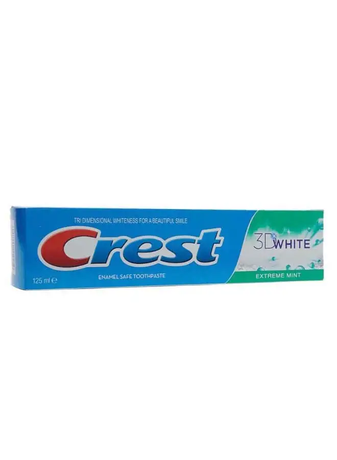 Crest 3D Extreme Mint Toothpaste Multicolour 125ml
