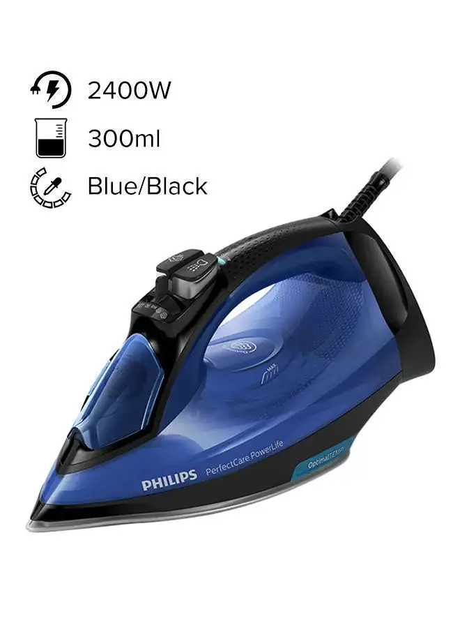 Philips Steam Iron 300 ml 2500 W GC3920 Blue/Black
