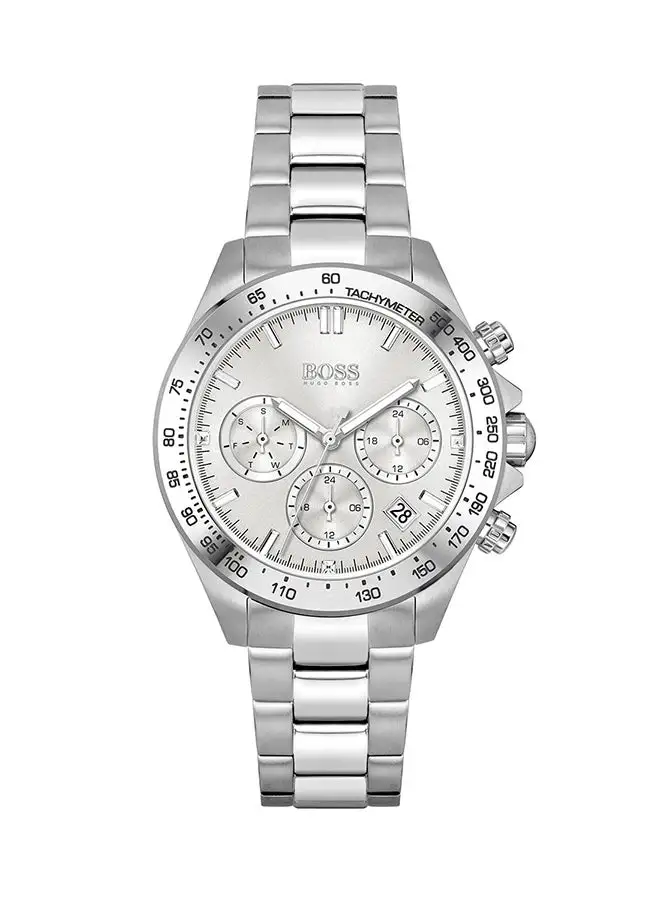 HUGO BOSS Women's Novia  Silver White Dial Watch - 1502616