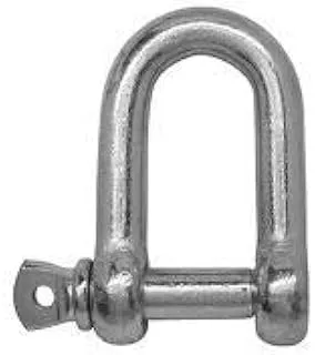 GI D SHACKLE EURO TYPE HOOK LOCKING AND WIRE ROPE FASTENER (12MM)
