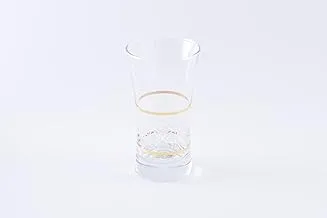 Glass Tumbler Set Retro Gold Violet/3Pcs