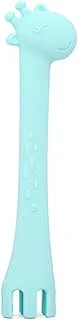 Star Babies Unbreakable Baby Spoon And Fork, Green, Pack Of 1