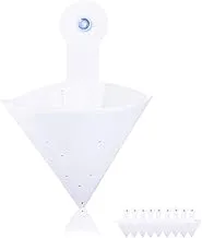 Fresh Foldable Kitchen Sink Filter Bag Strainers, Folding Waste Food Strainer Drain Food Residue Filter, Plastic Self-Standing Strainer Used for Kitchen Garbage (5)