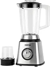 Geepas 2-In-1 Blender, Silver/Black, Gsb5446, 1.5 Litre