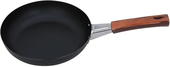 Alsaif Gallery Tawa Black Japanese Hand Brown 28cm