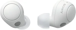 Sony WF-C700N Truly Wireless Noise Canceling in-Ear Bluetooth Earbud Headphones with Mic and IPX4 Water Resistance, White, One Size