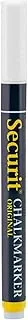 Securit Liquid Chalk Marker, Small Nib, White (SMA100-WT)