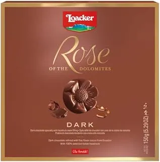 Loacker Rose Dark Noir Chocolates, 150 g
