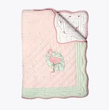 Masilo Organic Mini Cot Set with Muslin Blanket – Hello Flamingo
