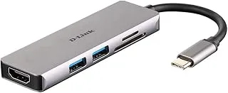 D-Link DUB-M530 5-in-1 USB-C Hub with HDMI and SD/microSD Card Reader