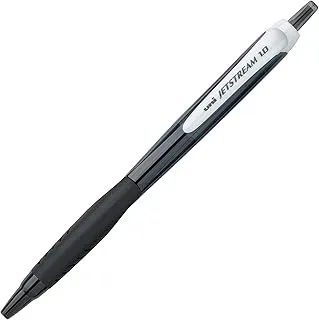 Uni-Ball JETSTREAM SPORT SXN150Z قلم حبر جاف - أسود / أبيض (عبوة من 12)