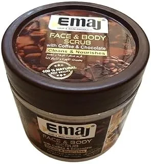 Emaj Face & Body Scrub with Coffee&Chocolate 425 gr
