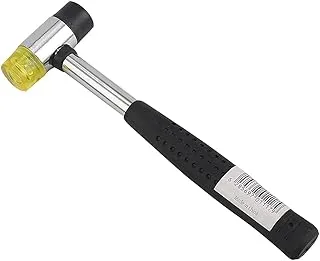 مطرقة تثبيت BMB Tools - 25 ملم| مطرقة مطاطية برأس مزدوج 25 مم مطرقة ناعمة قابلة للاستبدال مطرقة مطاطية لتثبيت بلاط الأرضيات والحرف اليدوية ذاتية الصنع