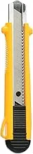 Jaguar MP-18 High Quality Paper Knife 18mm with Blade Snapper for Office and School - Yellow Black