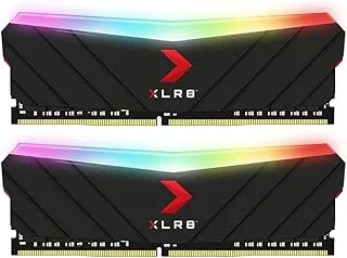 PNY 16GB 2x8GB XLR8 Gaming EPIC X RGB DDR4 3200MHz Desktop Memory RAM MD16GK2D4320016XRGB, 16GB (2x8GB) 3200MHz