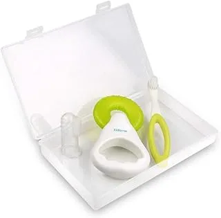 Kidsme 130087 Silicone Finger Toothbrush and Gum Massager with Soother