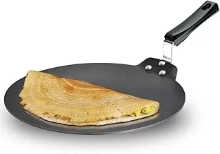 Hawkins Futura Nonstick Dosa Tawa, 28cm, 4.88mm Thick, Black