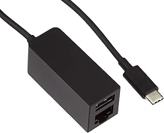 Microsoft Surface USB-C To Ethernet And USB3.0 Adapter, Black