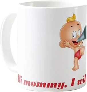 Ceramic Mug, Multi Color