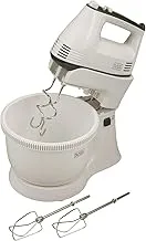Black+Decker 300W 5 Speed Multifunction Bowl And Stand Mixer, White - M700, 2 Year Warranty