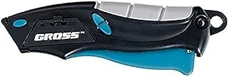 GROSS 3-Comp. Handle Knife with Automatic Ejection (100 and 2 Spare Blades)