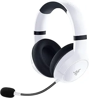 Razer Kaira for Xbox - Wireless Gaming Headset for Xbox Series X|S, Razer TriForce Titanium 50mm Drivers, Razer HyperClear Cardioid Mic, Breathable memory foam ear cushions - White