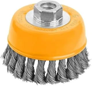 Cup twist wire brush with nut (Heavy duty) (INDUSTRIAL)