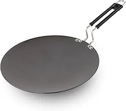 Royalford Glossy Tawa 30Cm, Black, Aluminum Material