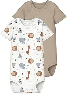 name it Baby's Unisex Bodysuit 2 pack