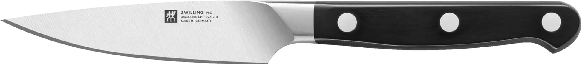 سكين التقشير Zwilling Kitchen Pro ، أسود / فضي ، 10 سم ، ZG-38400-101