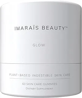 IMARAIS BEAUTY Glow ، علكات نباتية قابلة للابتلاع للعناية بالبشرة ، 60 علكة