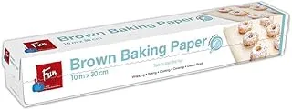 Fun Indispensable Silicone Coated Baking Paper 10M X 30cm, Brown