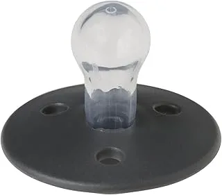 Mininor - Round Pacifier Silicone 6M - Black Raven