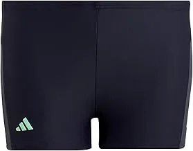 adidas boys Colourblock 3-Stripes Swim Boxers Shorts