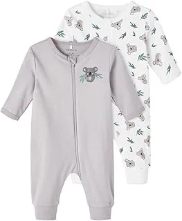Name it unisex silver koala 2 pack night suit, 6 months