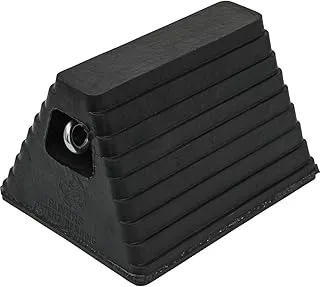 Buyers Products WC6810L Rubber Wheel Chock with Recessed Eyebolt
