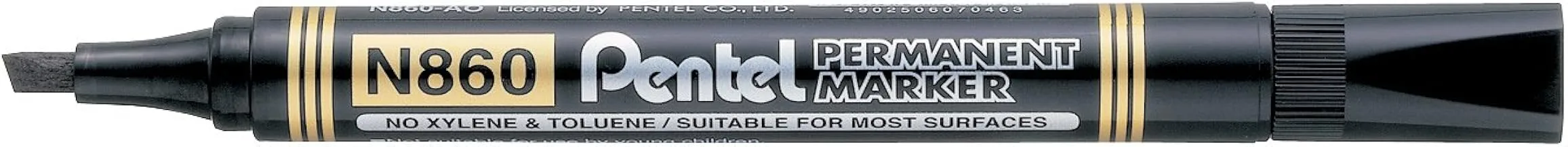 Pentel 4.5Mm Chisel Tip Permanent Marker - Black