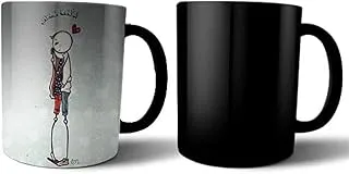 Rack Printed Ceramic Magic Mug - Multi Color