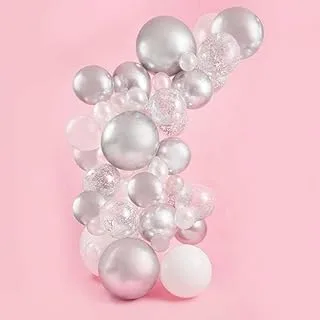 Hootyballoo Arch Balloon, Silver, Hbmm206