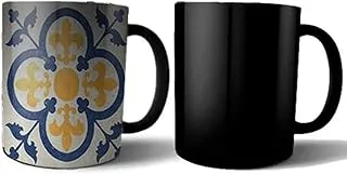 Rack printed ceramic magic mug - multi color