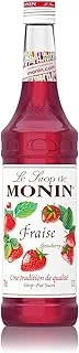 Monin Strawberry Syrup Bottle, 700 ml